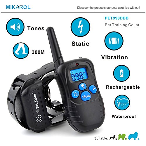 Buy GenericEU 300M remote control pet trainer collar electric dog