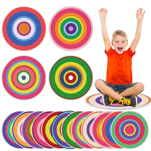 Tinideya 12 Pcs Kids Carpet Circle Seats for Class...