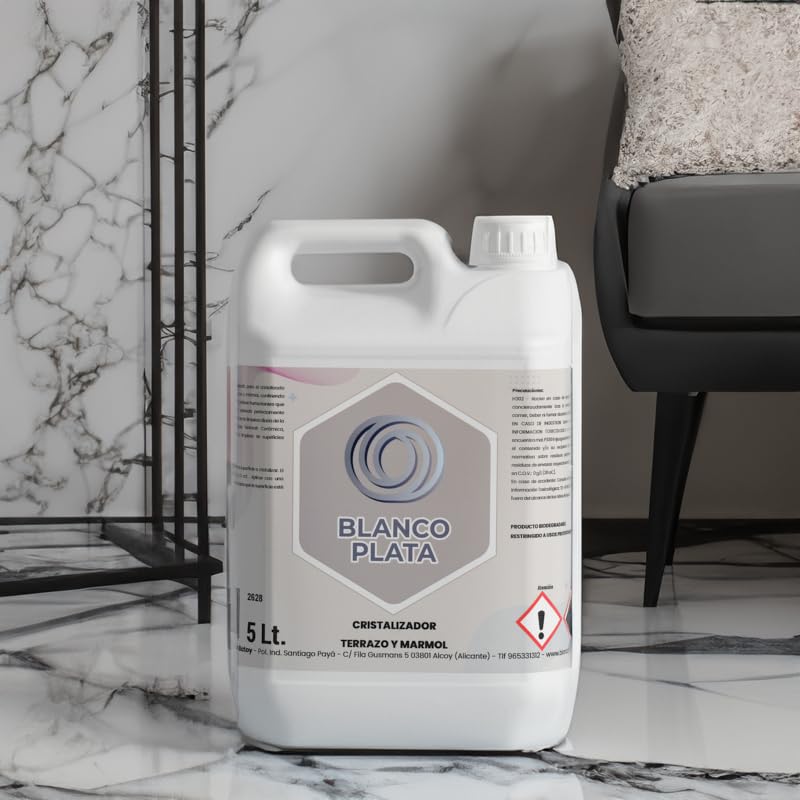Blancoplata - Cristalizador Mármol y Terrazo. Devuelve el Brillo y Resistencia- Formato 5l.