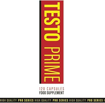 TestoPrime Testosterone Booster for Men - Natural Male Enhancing Supplement - Tablets for Balance & Muscle Growth - Hormone Supplement & Bodybuilding Support for Health & Performance (120 Tablets)
