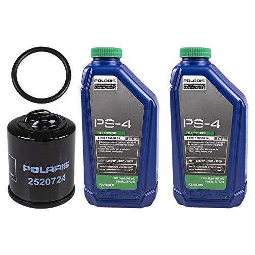 2005-2021 Polaris Phoenix 200 LE OEM PS-4 Full Synthetic Oil Change Kit POL23
