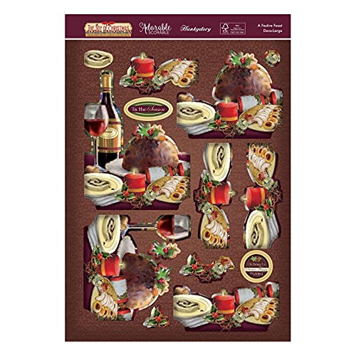 Hunkydory Crafts The Joy of Christmas Deco-Large - A Festive Feast