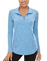 LURANEE 1/4 Zip Pullover Women, Relaxed Fit Outdoor Running Jackets Plus Size Lightweight Quick Dry Sweatshirts Basic Gym Workout Climbing Jogging Exercise Tops with Leggings Blue XL
