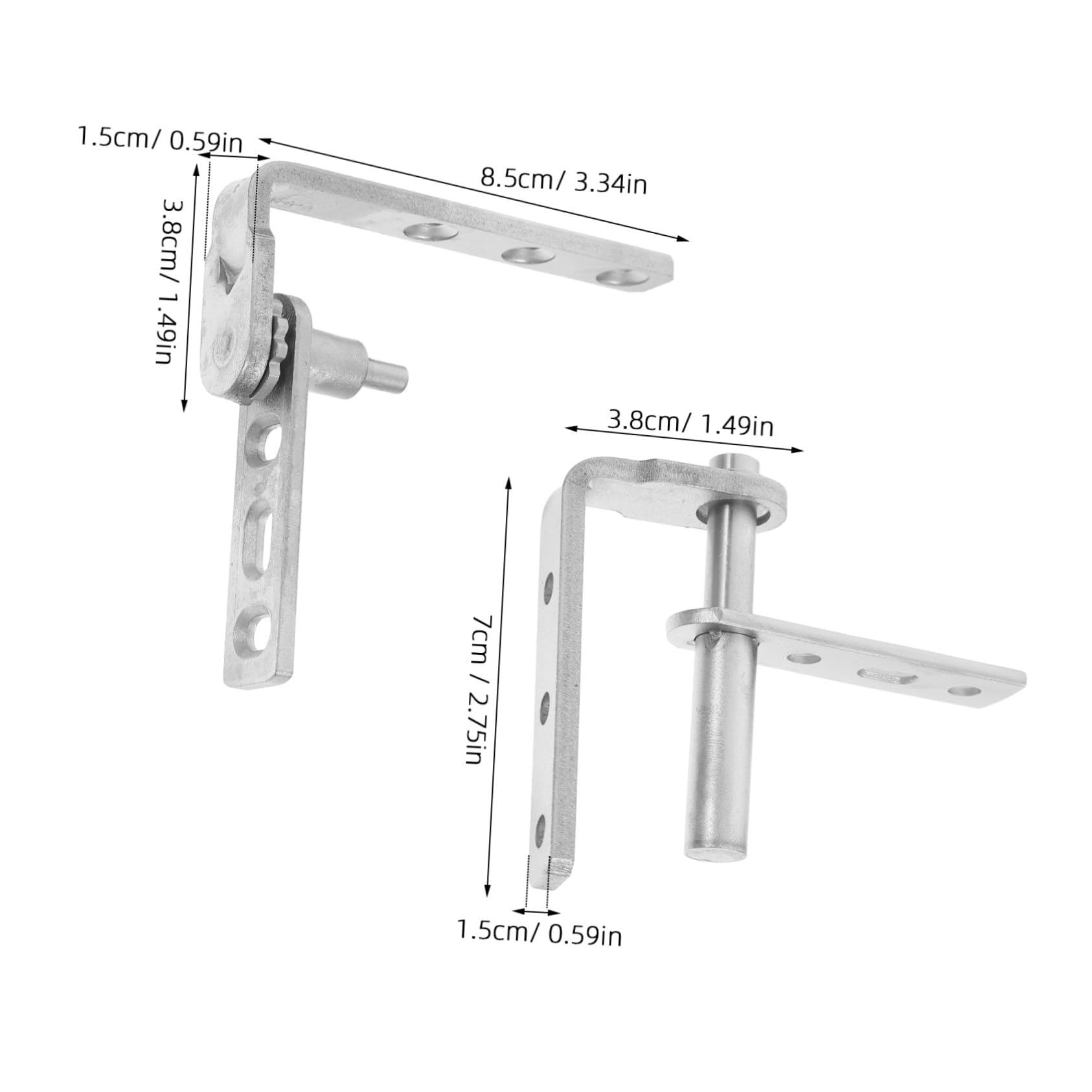 HOUDERCO Secret Door Hinge Hidden Hinges for Hidden Door Heavy Duty Pivot Hinge Automatic Rebound Feature