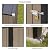 Patiolife 5x3 FT Outdoor Storage Shed, Metal Shed with Lockable Door & Sloping Roof, Steel Tool Shed for Backyard Patio Lawn, Brown