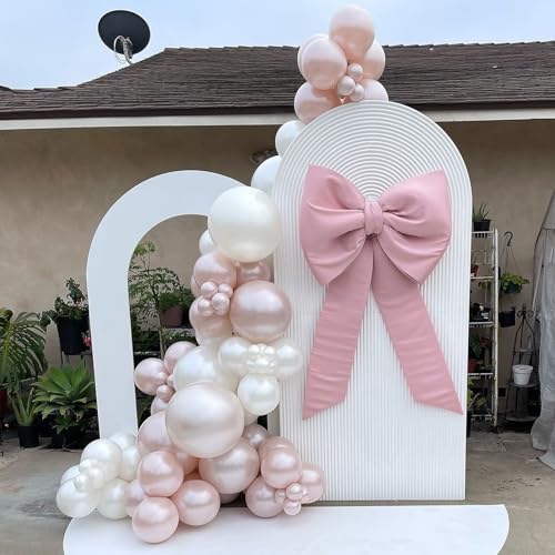 Image of Pearl White Balloons 12 inch, White Latex 50pcs Party Balloons | Wedding, Engagement, Bridal Shower, Baby Shower, Birthday Party Decorations