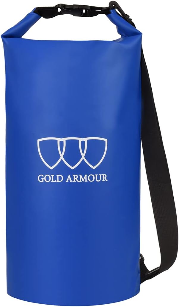Gold Armour Floating Waterproof Dry Bag 5L/10L/20L/30L/40L, Roll Top Sack Keeps Gear Dry for Kayaking, Rafting, Boating, Swimming, Camping, Hiking, Beach, Fishing : Sports & Outdoors