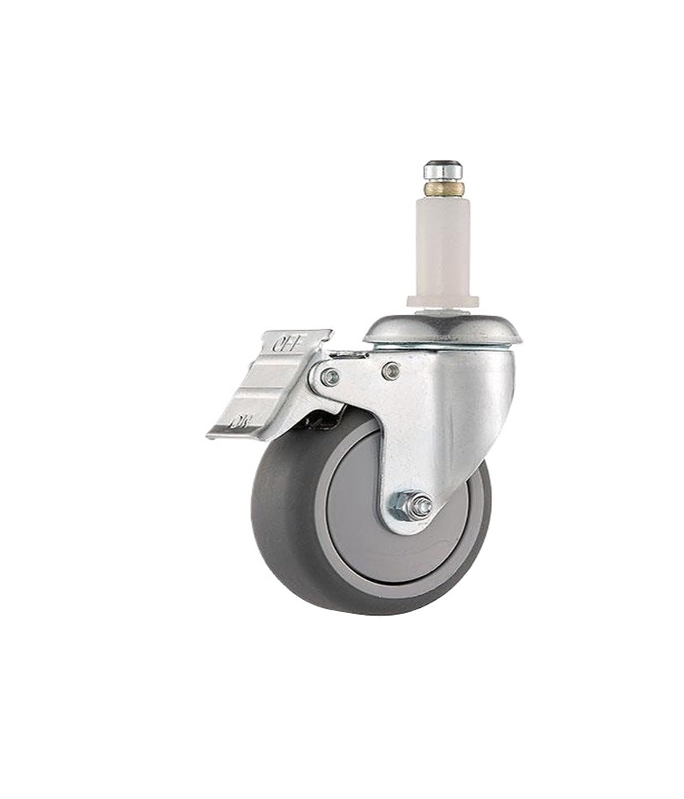 4-Pack 3-inch Hotel Restaurant Reception Dining cart casters Trolley Reception Bowl car Cleaning cart Accessories casters(C-Brake Wheel)