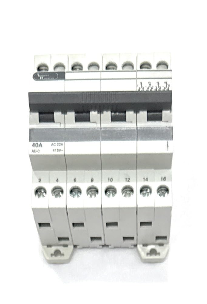 Lauritz Knudsen (L&T) 40 Amp Four Pole (FP) MCB Changeover Switch – Center-Off Manual Power Transfer Switch for Home, Generator, Solar Systems & Inverters (415V, DIN Rail Mount)-image-39