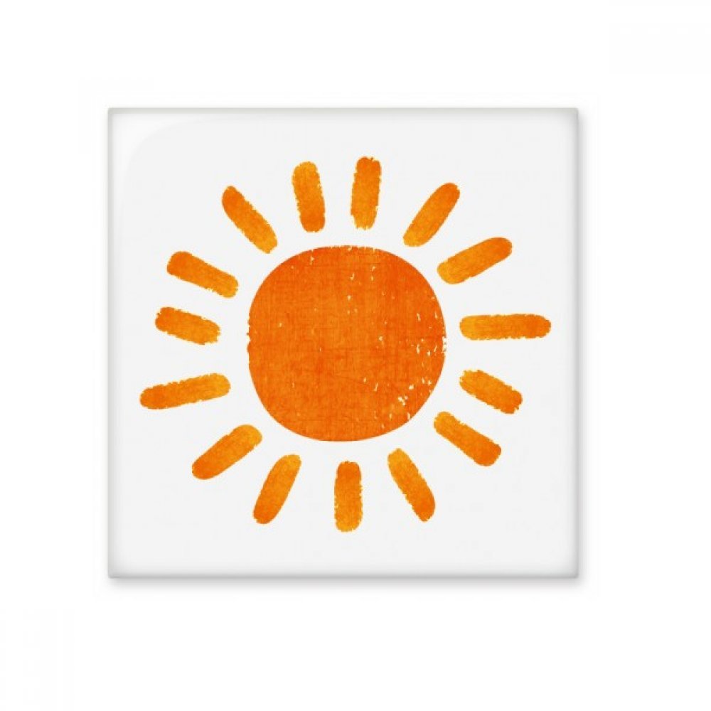 Peinture à la main soleil carrelage en céramique haut de gamme pour décoration murale chic