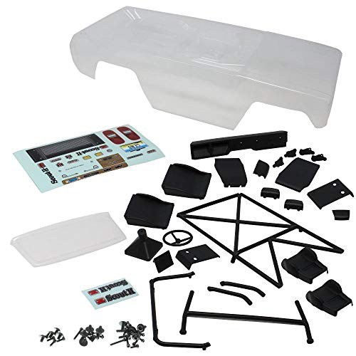 Redcat Racing Gen8 Axe Clear Body (Pre-Cut) - Includes Roll Cage, Seats, Dashboard, Steering Wheel...