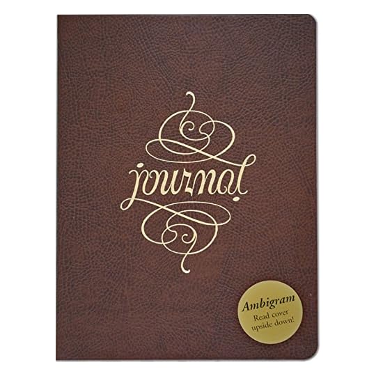 
                            Ambigram Leather Journal (Notebook Diary)
                        