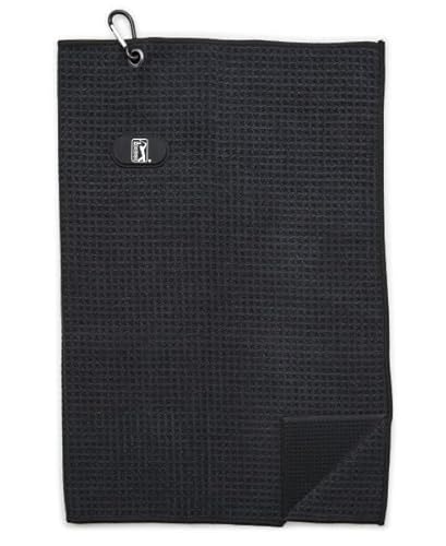 Pga Tour Golf Towel, Caviar Black