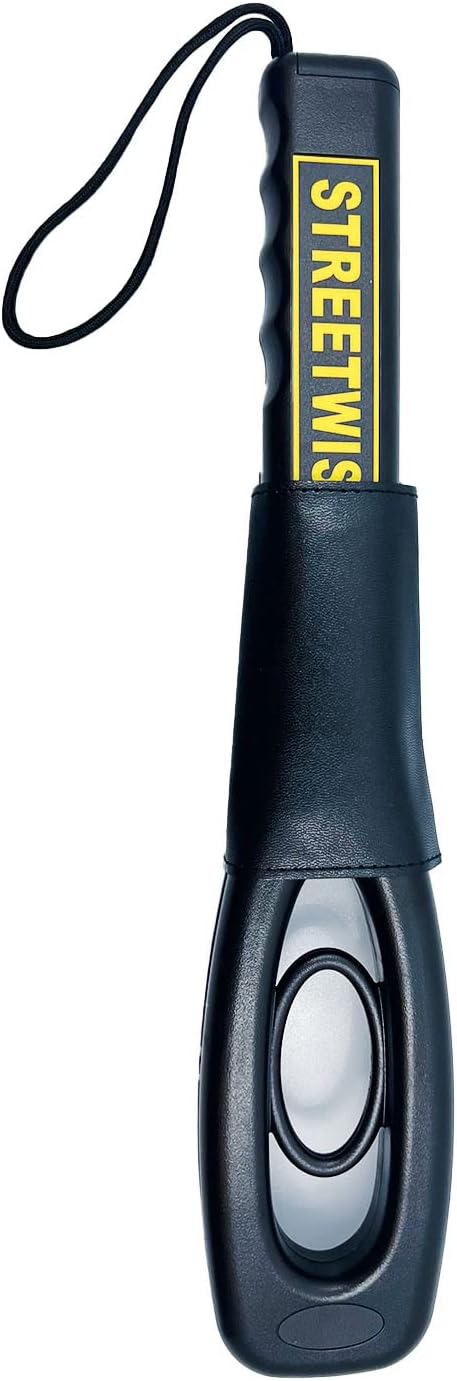 Streetwise Handheld Metal Detector Pinpointer Wand | Small Security Accessories | Security Guard Equipment