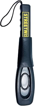 Streetwise Handheld Metal Detector Pinpointer Wand | Small Security Accessories | Security Guard Equipment