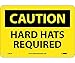 CAUTION, HARD HATS REQUIRED, 7X10, .040 ALUM (2 Pack)