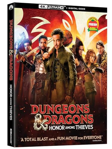 Dungeons & Dragons Honor Among Thieves (4K Ultra HD + Digital Code) only $9.99