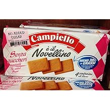 Pack of 3 Italian Campiello Sugar Free Cookie Senza Zuccheri 350g
