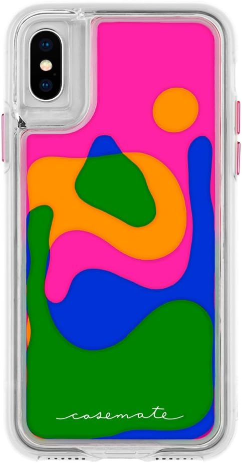 Case-Mate - iPhone X Case - Lava LAMP - Dynamic Flowing Colors - Protective Design - Apple iPhone 10 - Lava LAMP