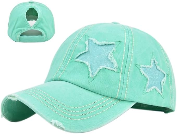 Gorra Baseball Ajustable Retro con Estrellas Unisex miniatura 5