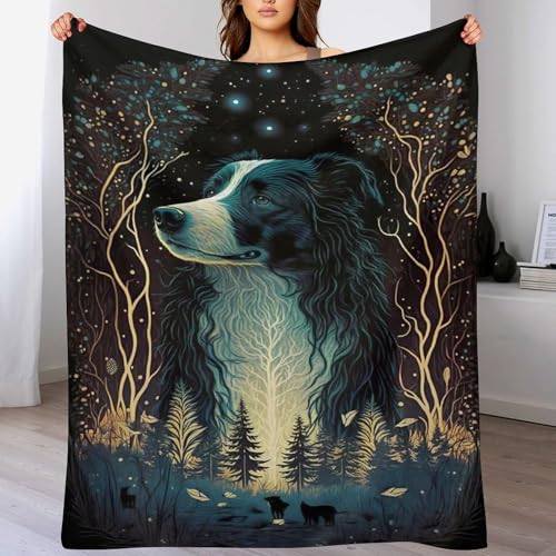 Couverture douillette flanelle motif chien mignon pour des moments doux