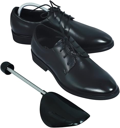 Miniatura 3 de 6 pares de hormas de plástico para zapatos de hombre (negro)