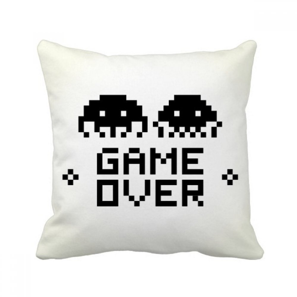 Coussin alphabet grec nu noir pour décoration de canapé moderne