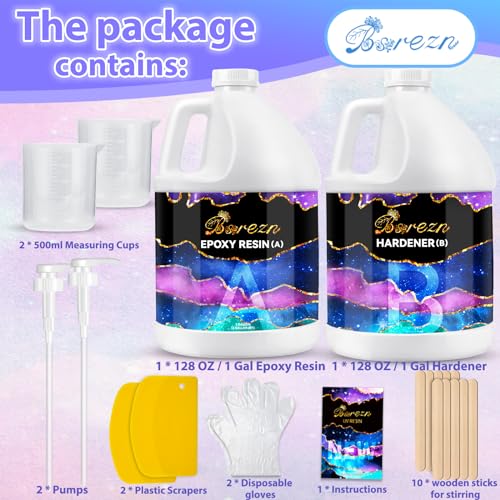 Bsrezn BS-AB2G 2 Gallon Epoxy Resin Kit thumb #3
