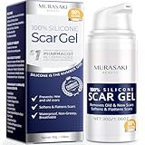100% Silicone Scar Gel Scar Cream - Advanced Scar Gel for Old and New Scars