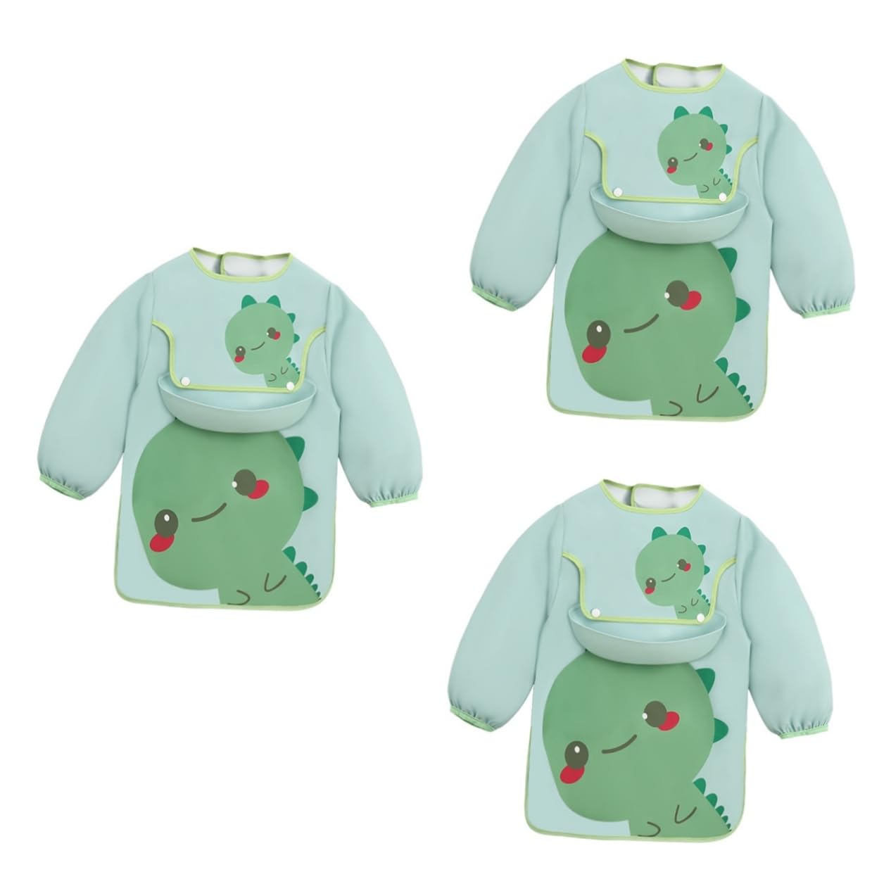 TOYANDONA 3stücke Praktische Wasserdichte Malschürze Für Kleinkinder Niedliches Essenslätzchen Für Unbeschwertes Geeignet Für Jungen Und Mädchen Für Malen Und Essenspaß