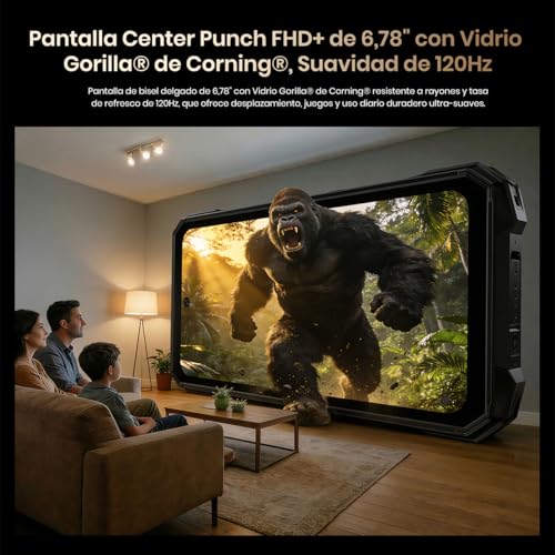 Image of FOSSIBOT F115 Ultra Android 16 36GB+256GB+2TB 20000mAh /33W Rugged Phone with 64MP Ultra Long-Range Night Vision, Thermal Imaging, 1200m Rangefinder, 6.78 inch 120Hz FHD+ Display, 2026 Black