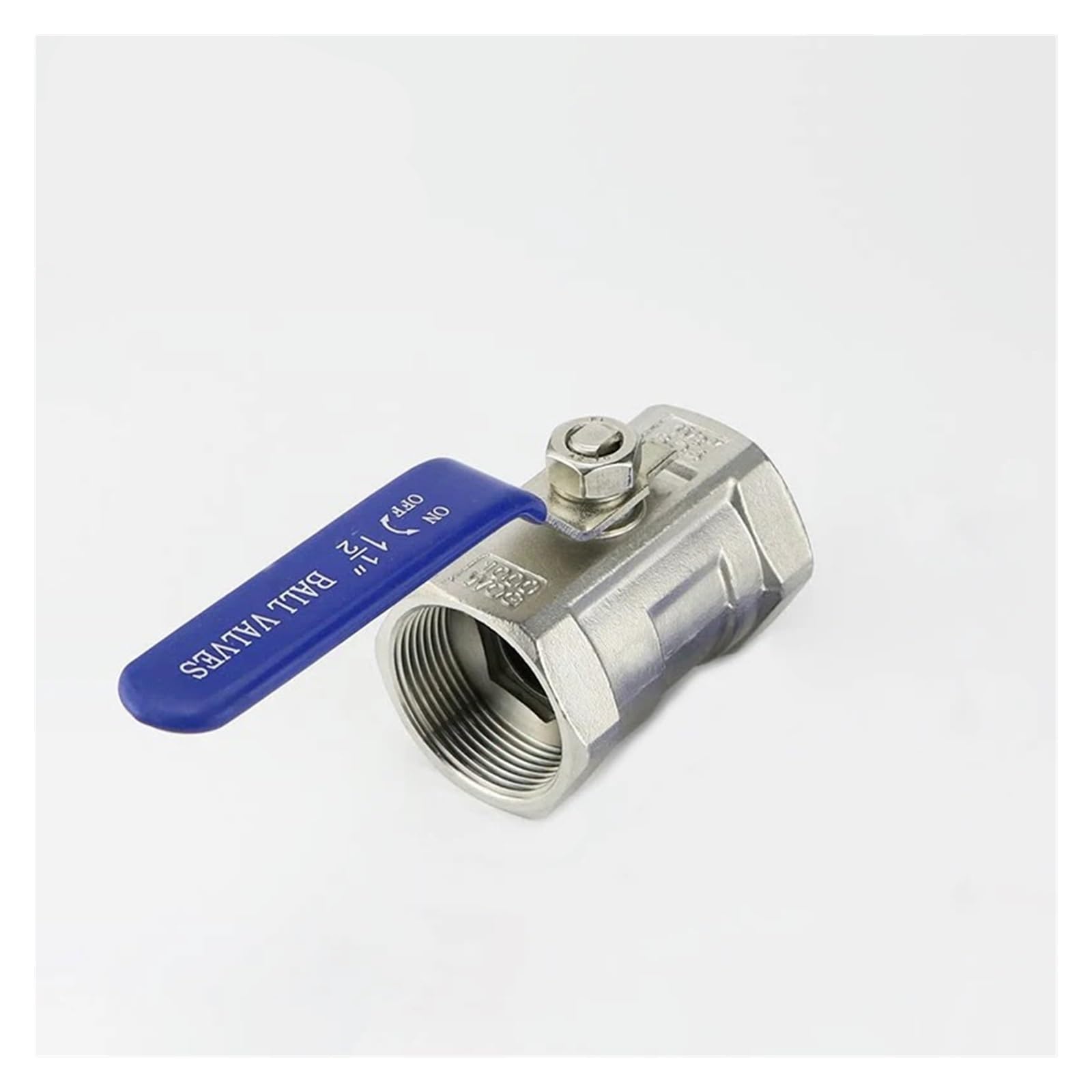 1/2" 3/4" 1" 1-1/4" 1-1/2" 2" Valvola a Sfera Monopezzo in Acciaio Inossidabile 304 di commutazione Acqua con Filettatura Interna(36893)
