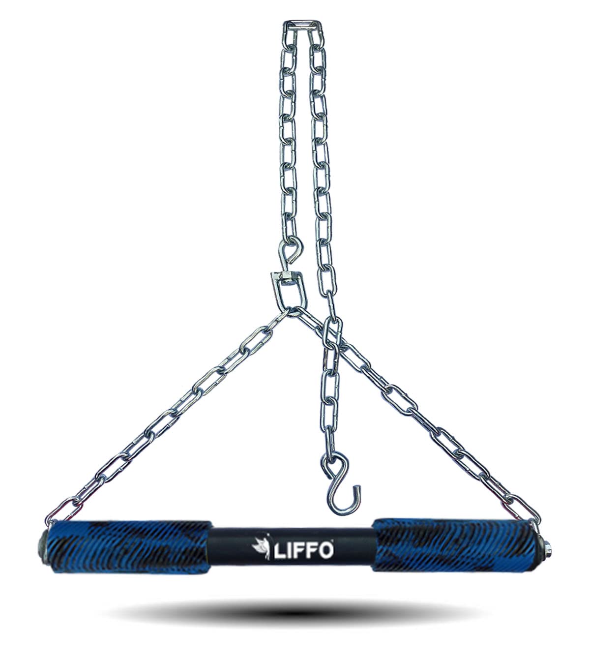 Liffo® Steel Pull Up Chin up Bar, Steel Chin Up, Sangal Rod with Chain Hanging Rod ChinUp Bar, Height Increaser and Pull Exercise with Heavy Duty Chain 5FT (Blue) (B09R7V56M3) Amazon Price History, Amazon Price Tracker