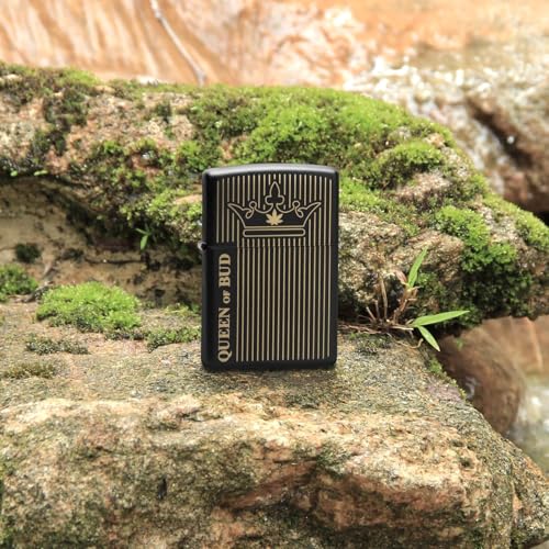 Zippo encendedor personalizado con grabado negro mate miniatura 3