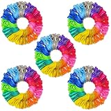 500 Pcs Balloons Assorted Color, Rainbow Birthday Balloons Bulk Pack of Strong Latex Balloon for Birthday Wedding Anniversary Party Decorations
