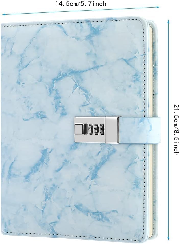 Image of 3D All Diary (Marble Blue)