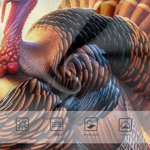 Cotton Girls Underwear Toddler Fall Thanksgiving Turkey Pumpkin Panties for Girl Animal Kids Undies Briefs 2t3