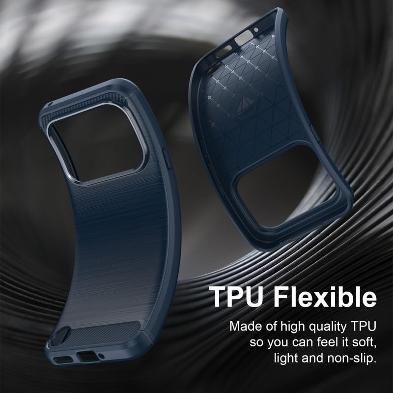 Image of Basic Case for Nothing Phone 4a Pro (Carbon Fibre Blue)