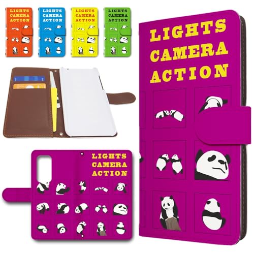 OPPO A5 (5G) CPH2735 �P�[�X �蒠�^ �X�}�z�P�[�X ���U�[�� �J�o�[ �J���������� �p���_ Lights Camera Action [�f�U�C��E/�p�[�v��] �I�b�|A5 �g�����h�Q�[�g dc-1606