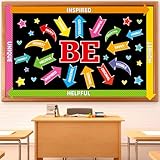 Justforjoyful Affirmation Station Bulletin Board Set Be Amazing Bulletin Board Decorations Positive Sayings Accents Themed Classroom Bulletin Boards Arrow Sign Cutouts for School Wall Decor