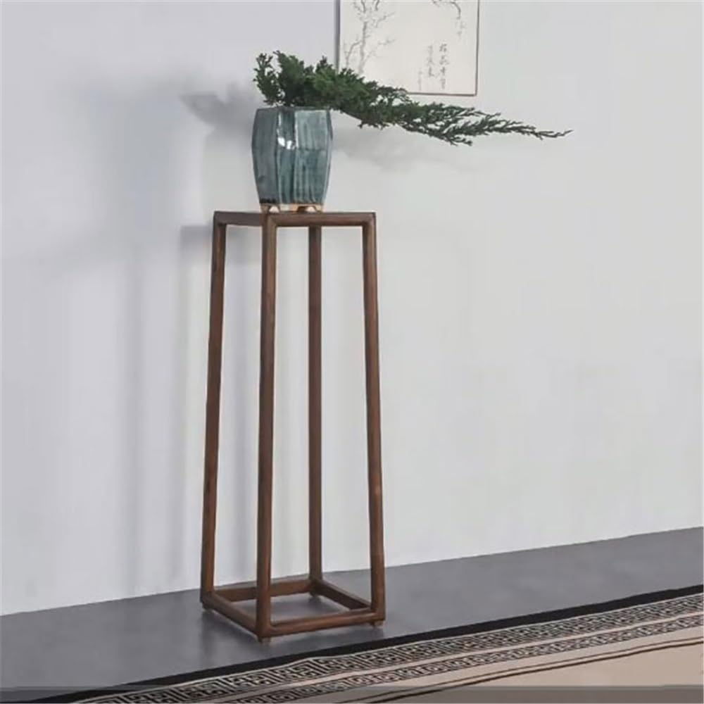 Roślina Nowy chiński stojak na rośliny Zen Furniture, podstawa do bonsai wewnątrz i zewnątrz z drewna orzechowego Trofeum