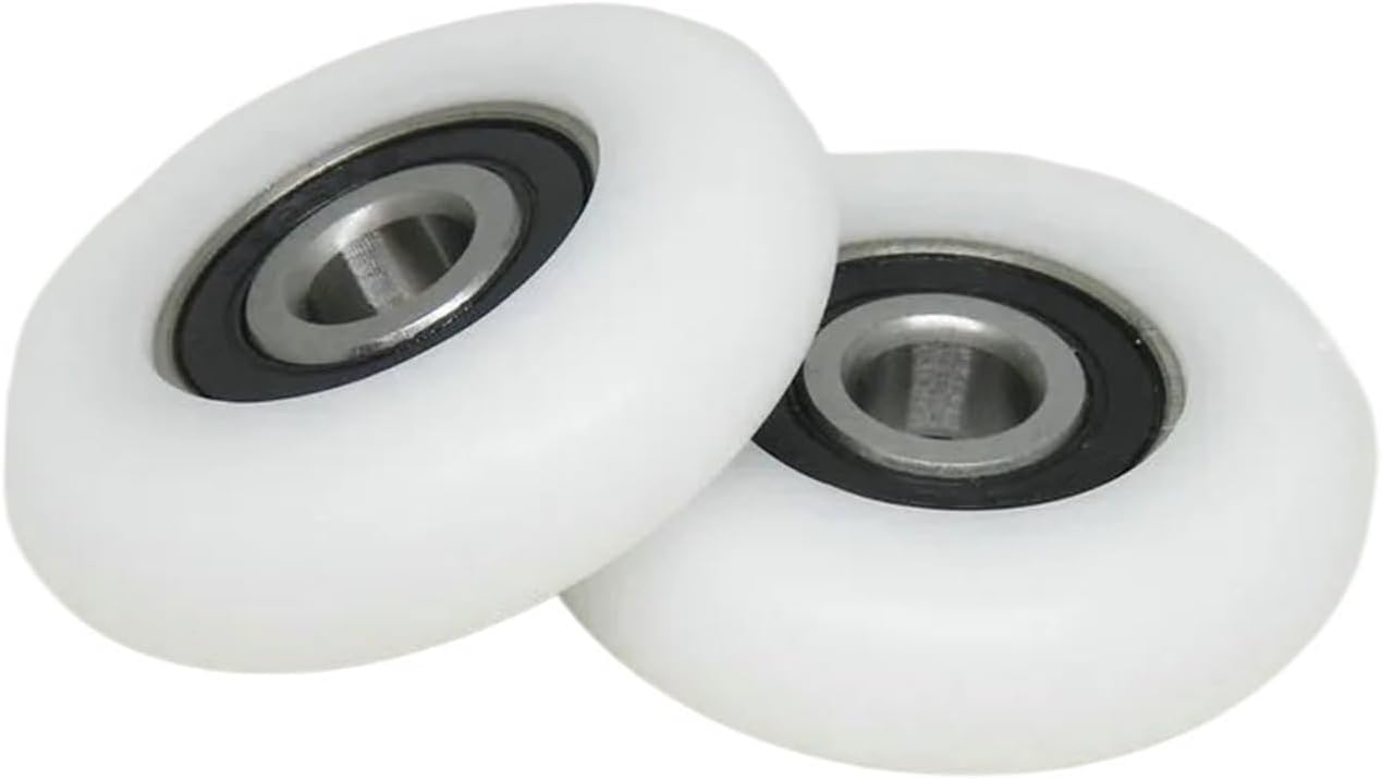 1PCS rowing machine wheel 10x50x12 mm rowing machine round POM roller BSR620050-12 rowing machine wheel outer diameter 50 mm plastic coated bearing wheel