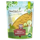 Food to Live Organic Ground Yellow Mustard Seeds, 8 Ounces – All-Natural, Vegan Spice for Flavorful Cooking and Seasoning, Non-GMO, Kosher, Bulk