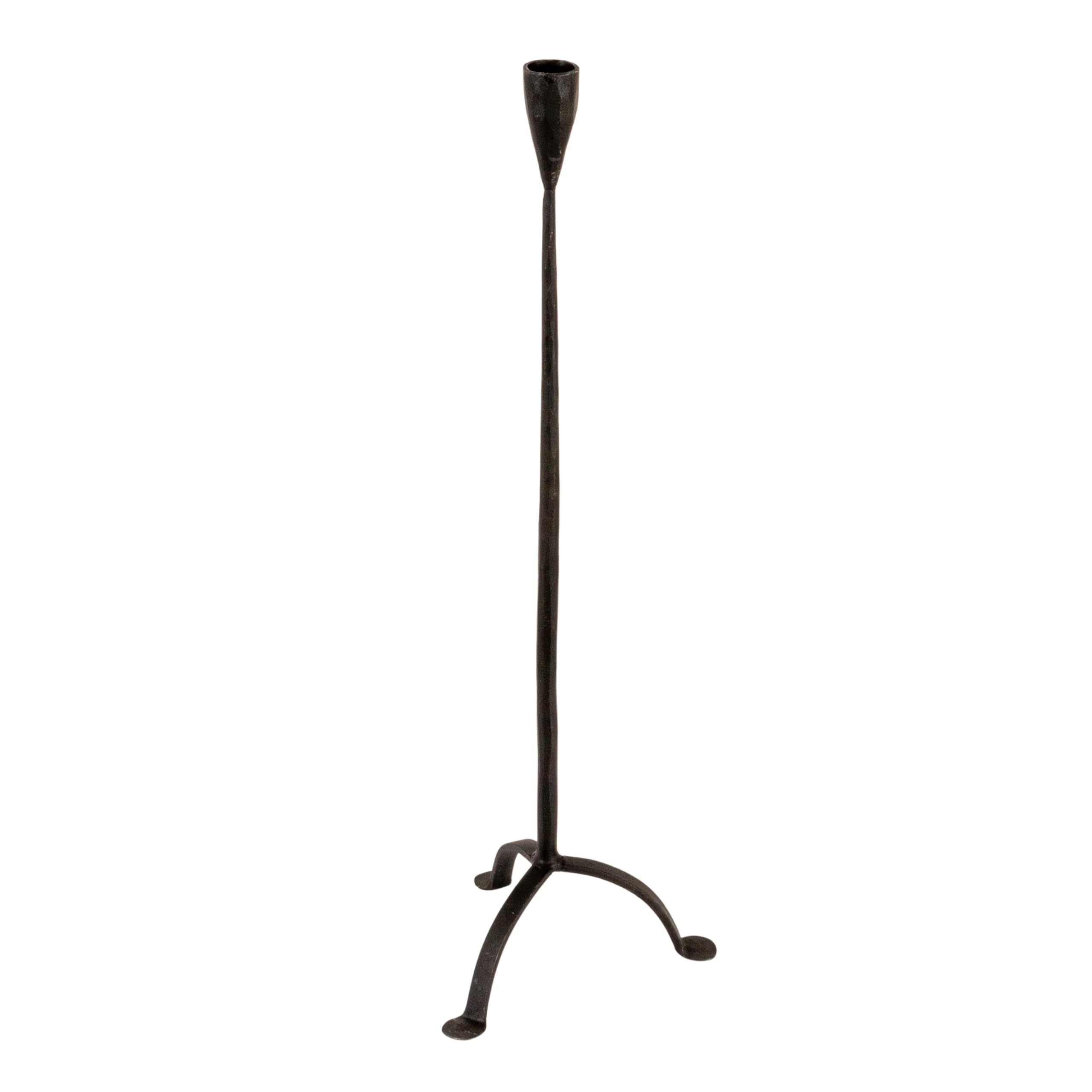Condition photo showing Good Condition for Creative Co-Op 20" H Hand-Forged Cast Metal Footed Taper Holder, Black