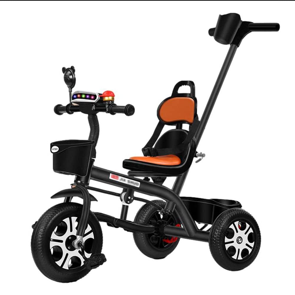 Xysq Kids Trike With Adjustable Push Handle Foldable Footrest