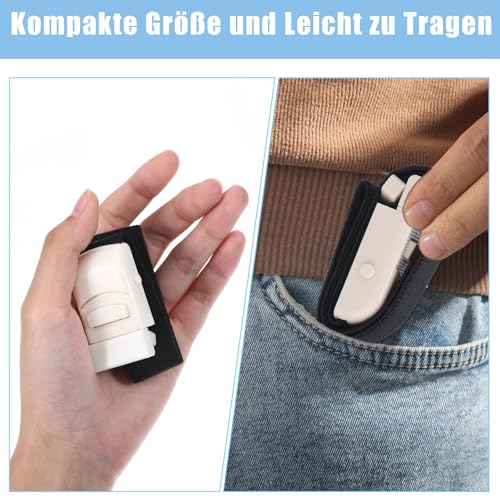 6 Stück Stauschlauch Blutabnahme Set, Schnappbarer Tourniquet, 6 Schwarz Venenstauer Blutabnahme Set zum Üben für die Notfallversorgung im Freien