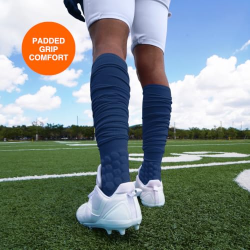 Image of SLEEFS Padded Football Socks for Anti-Blister and Cleat-Ready Fit