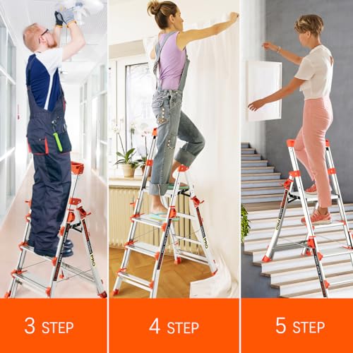 Lanbitou TSZ-9028 Ladder, Aluminum 5 Step Ladder thumb #5