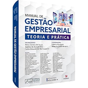 Capa do livro MANUAL DE GESTÃO EMPRESARIAL: TEORIA E PRÁTICA