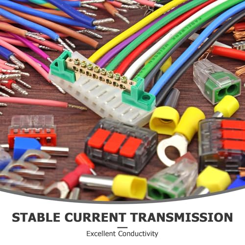 Bloques de terminales KICHOUSE y conector de cable de puesta a tierra para cajas de distribución 3